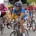 Frank Schleck finishes the fifth stage of the Tour de Suisse 2006 just behind Bettini and Ullrich